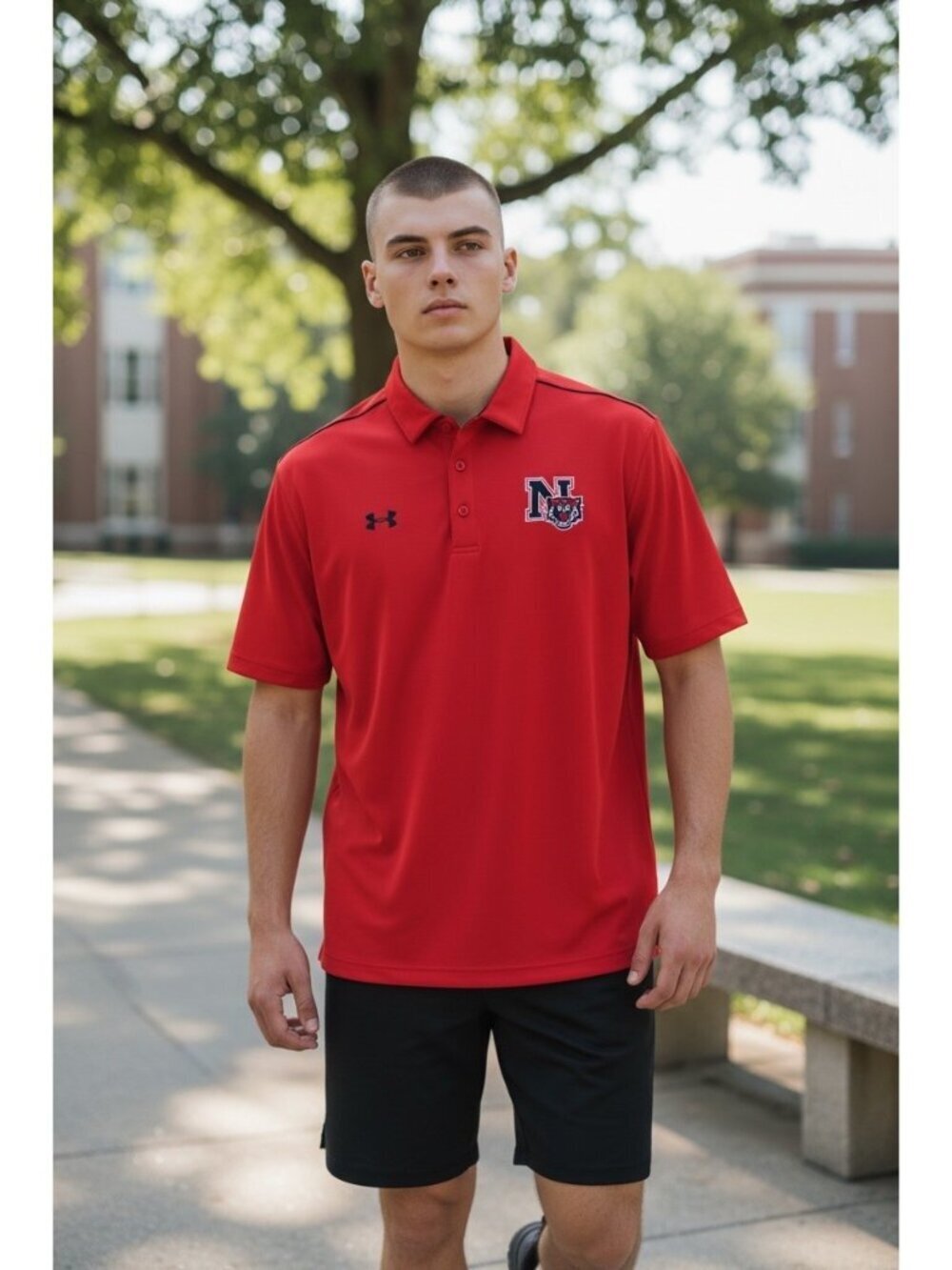 Under Armour Men's Red Team Shirt